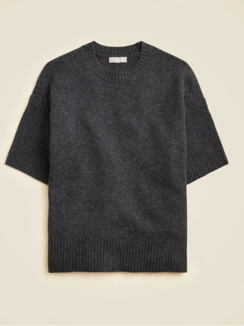 New J. Crew Oversized Sweater-Tee in Vintage Wool